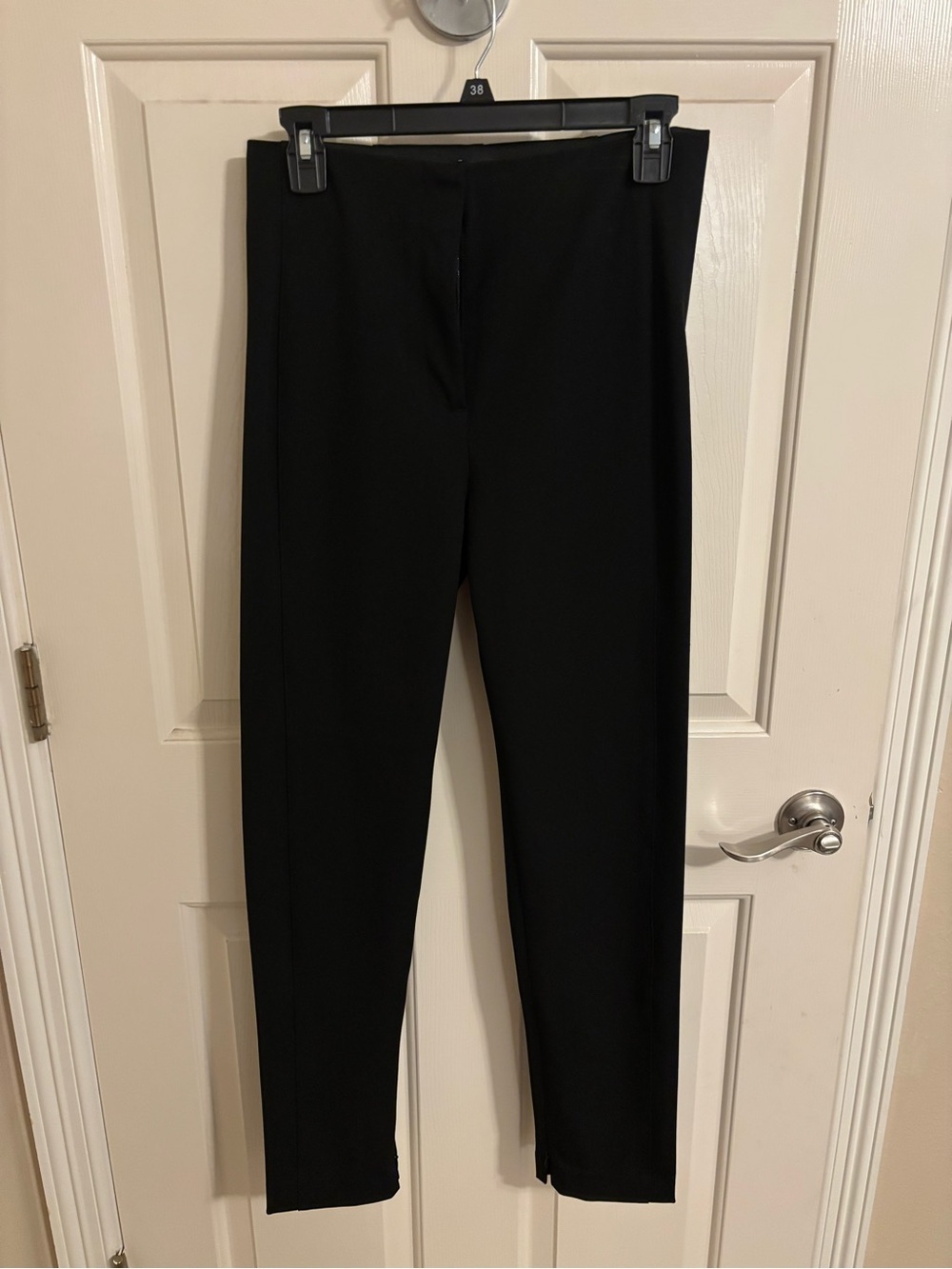 Ann Taylor Black Slim Tapered Ponte Pants